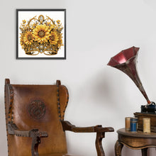 Load image into Gallery viewer, Diamond Painting - Partial Special Shaped - crown sunflower (35*35CM)