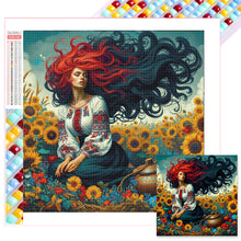 Load image into Gallery viewer, Diamond Painting - Full Square - midsummer sunflower (40*40CM)