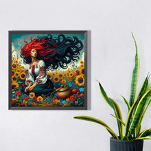Load image into Gallery viewer, Diamond Painting - Full Square - midsummer sunflower (40*40CM)