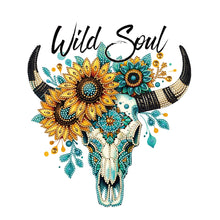 Load image into Gallery viewer, Diamond Painting - Partial Special Shaped - Art bull head (30*40CM)