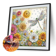 Load image into Gallery viewer, Diamond Painting - Partial Special Shaped - dragonfly (30*30CM)