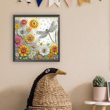 Load image into Gallery viewer, Diamond Painting - Partial Special Shaped - dragonfly (30*30CM)