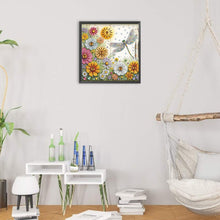 Load image into Gallery viewer, Diamond Painting - Partial Special Shaped - dragonfly (30*30CM)