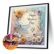 Load image into Gallery viewer, Diamond Painting - Partial Special Shaped - dragonfly (30*30CM)
