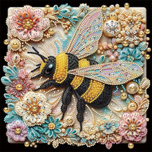 Load image into Gallery viewer, Diamond Painting - Partial Special Shaped - bee (30*30CM)