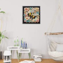 Load image into Gallery viewer, Diamond Painting - Partial Special Shaped - bee (30*30CM)