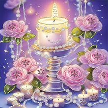 Load image into Gallery viewer, Diamond Painting - Partial Special Shaped - Candle (30*30CM)