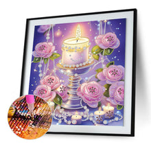 Load image into Gallery viewer, Diamond Painting - Partial Special Shaped - Candle (30*30CM)