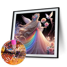 Load image into Gallery viewer, Diamond Painting - Full Round - hummingbird girl (30*30CM)