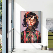 Load image into Gallery viewer, Diamond Painting - Full Round - vintage jewelry girl (40*60CM)