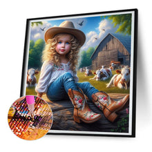 Load image into Gallery viewer, Diamond Painting - Full Round - cowgirl (30*30CM)