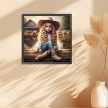 Load image into Gallery viewer, Diamond Painting - Full Round - cowgirl (30*30CM)