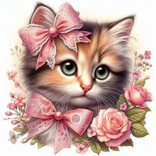 Load image into Gallery viewer, Diamond Painting - Full Round - cat (30*30CM)