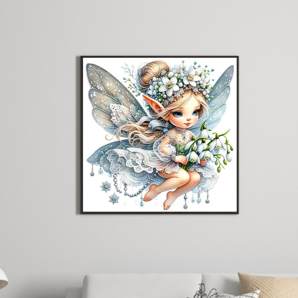 Diamond Painting - Full Round - Lily of the Valley Elf (30*30CM)