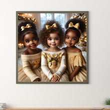 Load image into Gallery viewer, Diamond Painting - Full Round - black girl (40*40CM)