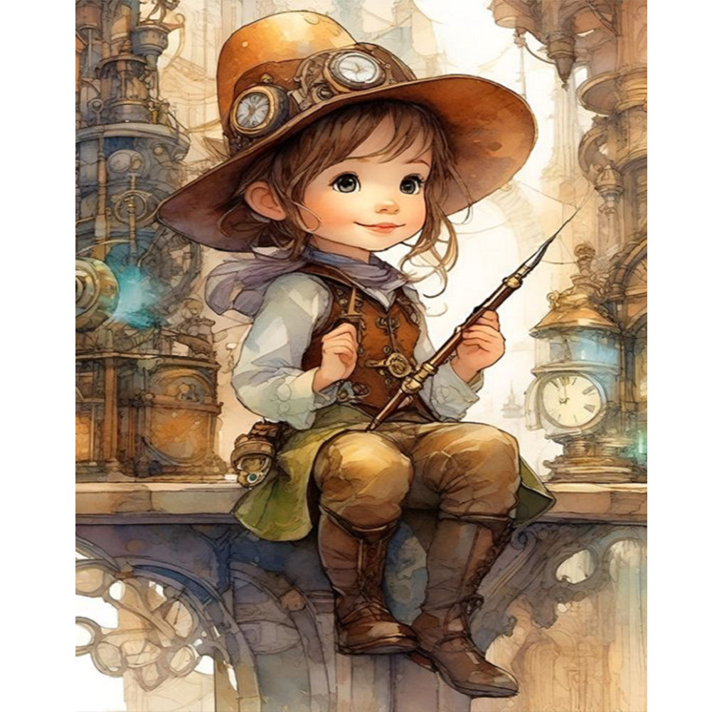 Diamond Painting - Full Square - magic child (40*50CM)