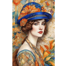 Load image into Gallery viewer, Diamond Painting - Full Round - Retro elegant lady (40*60CM)