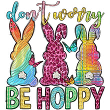 Load image into Gallery viewer, Diamond Painting - Partial Special Shaped - Be happy (30*30CM)