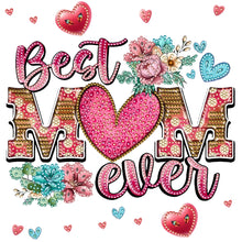 Load image into Gallery viewer, Diamond Painting - Partial Special Shaped - best mother (30*30CM)