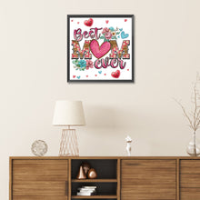 Load image into Gallery viewer, Diamond Painting - Partial Special Shaped - best mother (30*30CM)