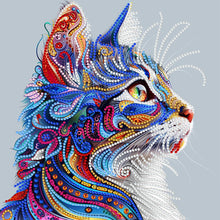 Load image into Gallery viewer, Diamond Painting - Partial Special Shaped - color cat (30*30CM)