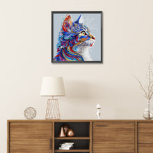 Load image into Gallery viewer, Diamond Painting - Partial Special Shaped - color cat (30*30CM)