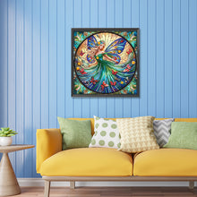 Load image into Gallery viewer, Diamond Painting - Partial Special Shaped - Stained Glass Butterfly Fairy (30*30CM)