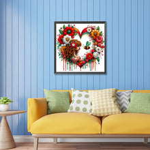 Load image into Gallery viewer, Diamond Painting - Partial Special Shaped - curly hair girl (30*30CM)