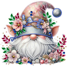 Load image into Gallery viewer, Diamond Painting - Partial Special Shaped - Spring flower gnome (30*30CM)