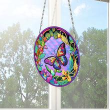 Load image into Gallery viewer, Suncatcher Animal Flower Colorful Diamond Drawing Hanging Ornament (Butterfly)