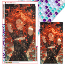Load image into Gallery viewer, Diamond Painting - Full Round - curly hair girl (40*70CM)