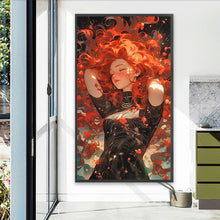 Load image into Gallery viewer, Diamond Painting - Full Round - curly hair girl (40*70CM)