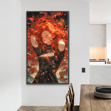 Load image into Gallery viewer, Diamond Painting - Full Round - curly hair girl (40*70CM)