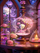 Load image into Gallery viewer, Diamond Painting - Full Round - skull (40*75CM)