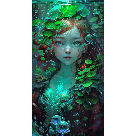Diamond Painting - Full Round - girl (40*75CM)