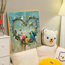 Load image into Gallery viewer, Diamond Painting - Full Round - Love Garland Parrot (40*40CM)