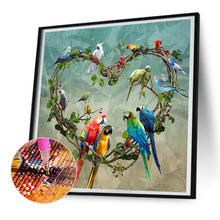 Load image into Gallery viewer, Diamond Painting - Full Round - Love Garland Parrot (30*30CM)