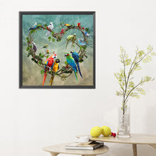 Load image into Gallery viewer, Diamond Painting - Full Round - Love Garland Parrot (30*30CM)