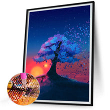 Load image into Gallery viewer, Diamond Painting - Full Round - tree under sunset (30*40CM)