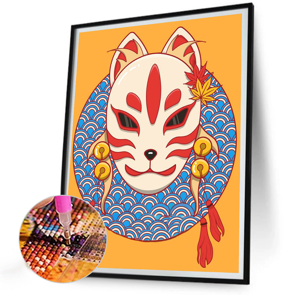 Diamond Painting - Full Round - Mask of the Fox (30*40CM)