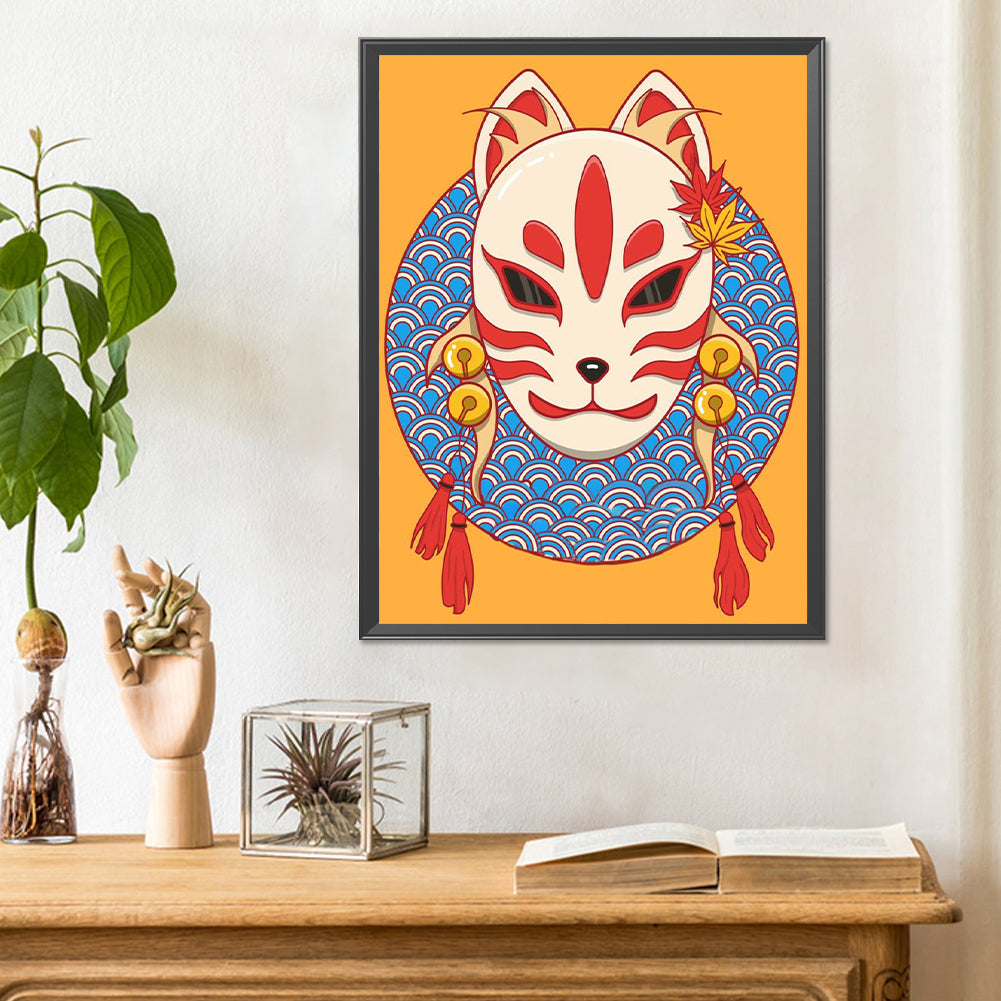 Diamond Painting - Full Round - Mask of the Fox (30*40CM)