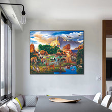 Load image into Gallery viewer, Diamond Painting - Full Round - wild animals (80*60CM)