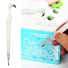 Load image into Gallery viewer, Cute Flamingo Diamond Painting Pen Kit with Clay Tips Tray for Diamond Painting