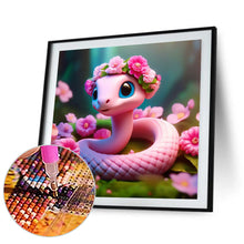 Load image into Gallery viewer, Diamond Painting - Full Round - Zodiac Sign-Snake (30*30CM)