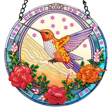 Load image into Gallery viewer, Suncatcher Diamond Painting Art Pendant Animal Diamond Drawing Hanging Ornament