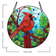 Load image into Gallery viewer, Suncatcher Diamond Painting Art Pendant Animal Diamond Drawing Hanging Ornament