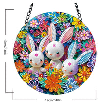 Load image into Gallery viewer, Suncatcher Diamond Painting Art Pendant Animal Diamond Drawing Hanging Ornament