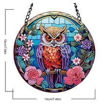 Load image into Gallery viewer, Suncatcher Diamond Painting Art Pendant Animal Diamond Drawing Hanging Ornament