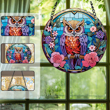 Load image into Gallery viewer, Suncatcher Diamond Painting Art Pendant Animal Diamond Drawing Hanging Ornament