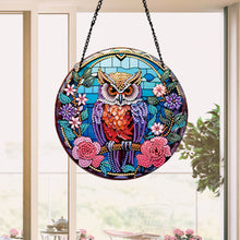 Load image into Gallery viewer, Suncatcher Diamond Painting Art Pendant Animal Diamond Drawing Hanging Ornament